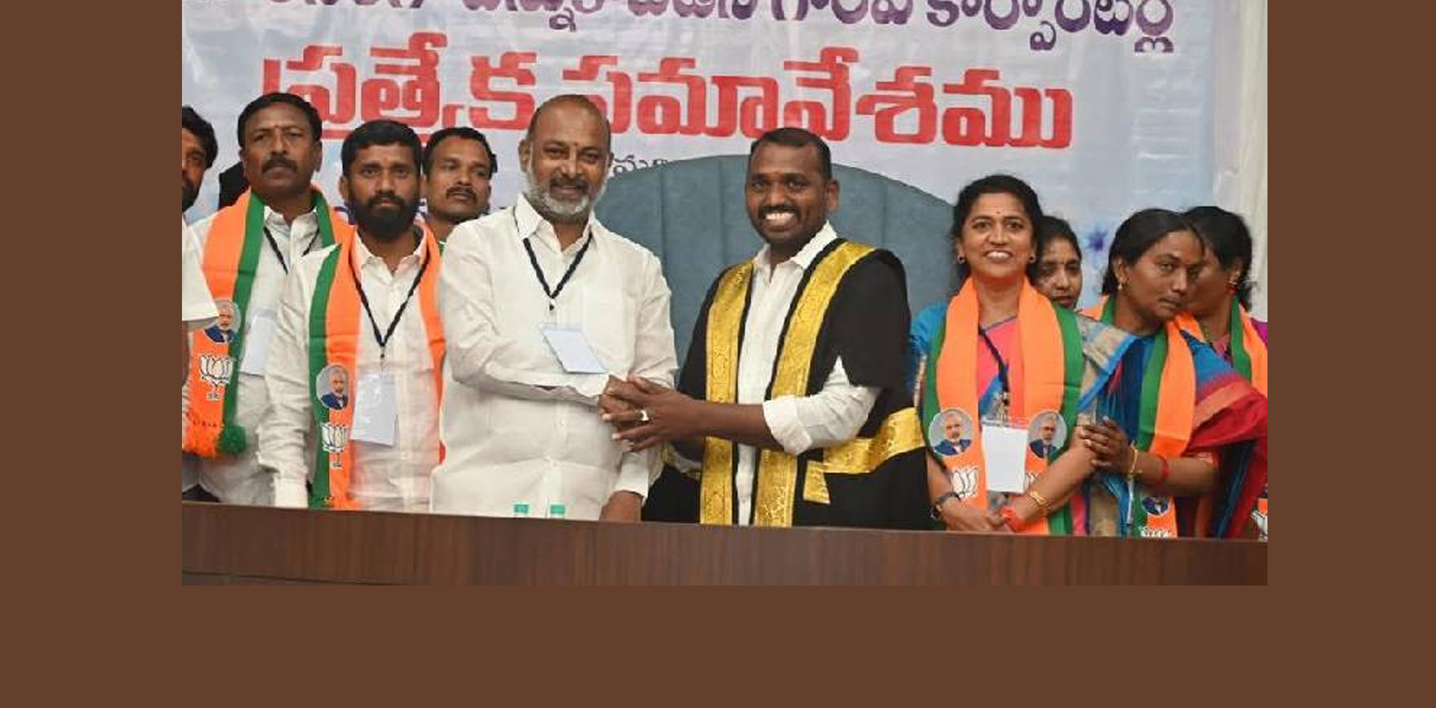 BJP captured power in Karimnagar Municipal Corporation