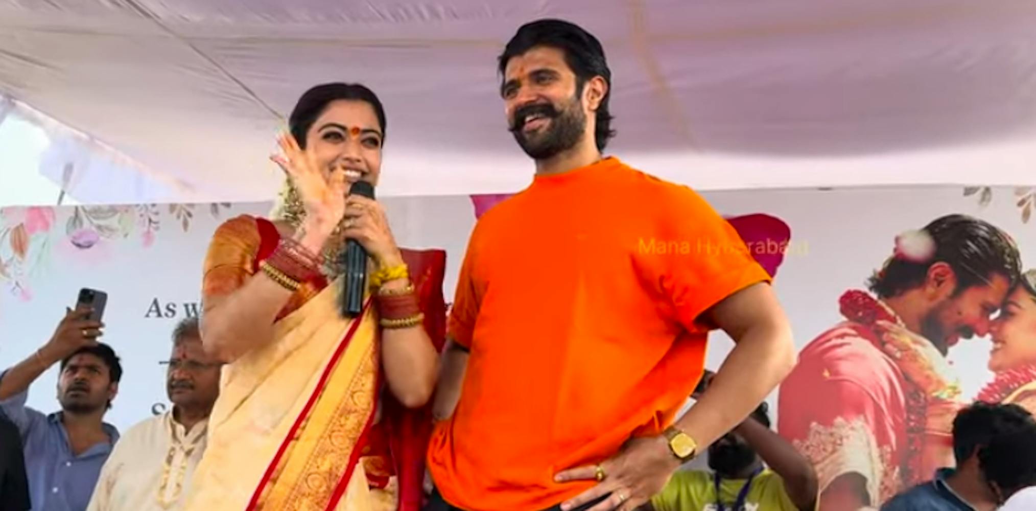 VDK and Rashmika Reception At Own Village