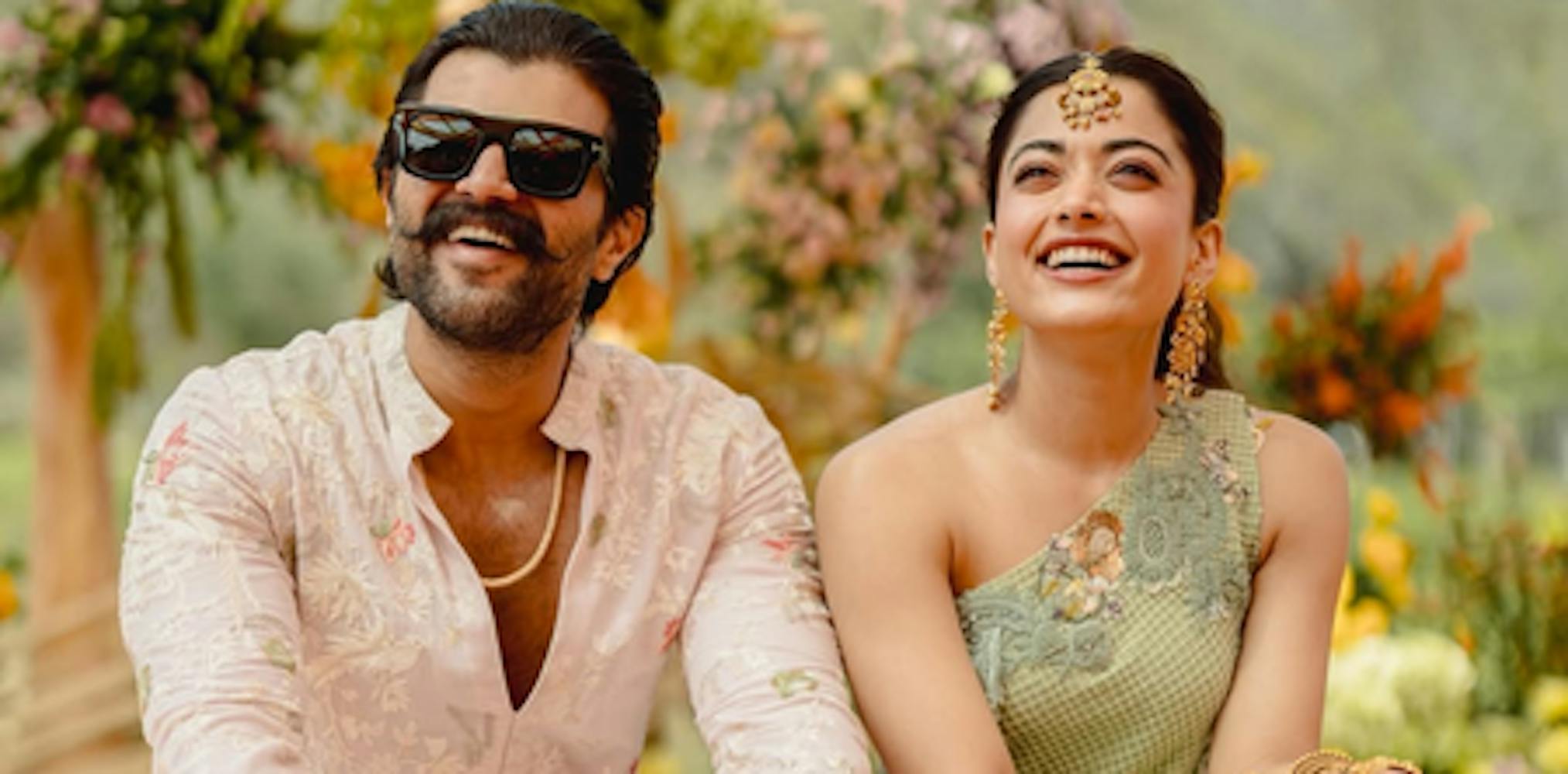 Vijay & Rashmika’s Haldi Turns Into a Holi Party