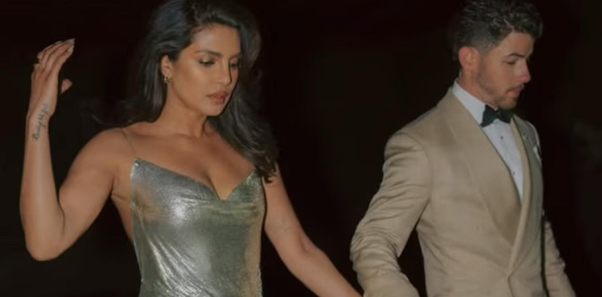 Priyanka, Nick Dazzle at Vanity Fair Party