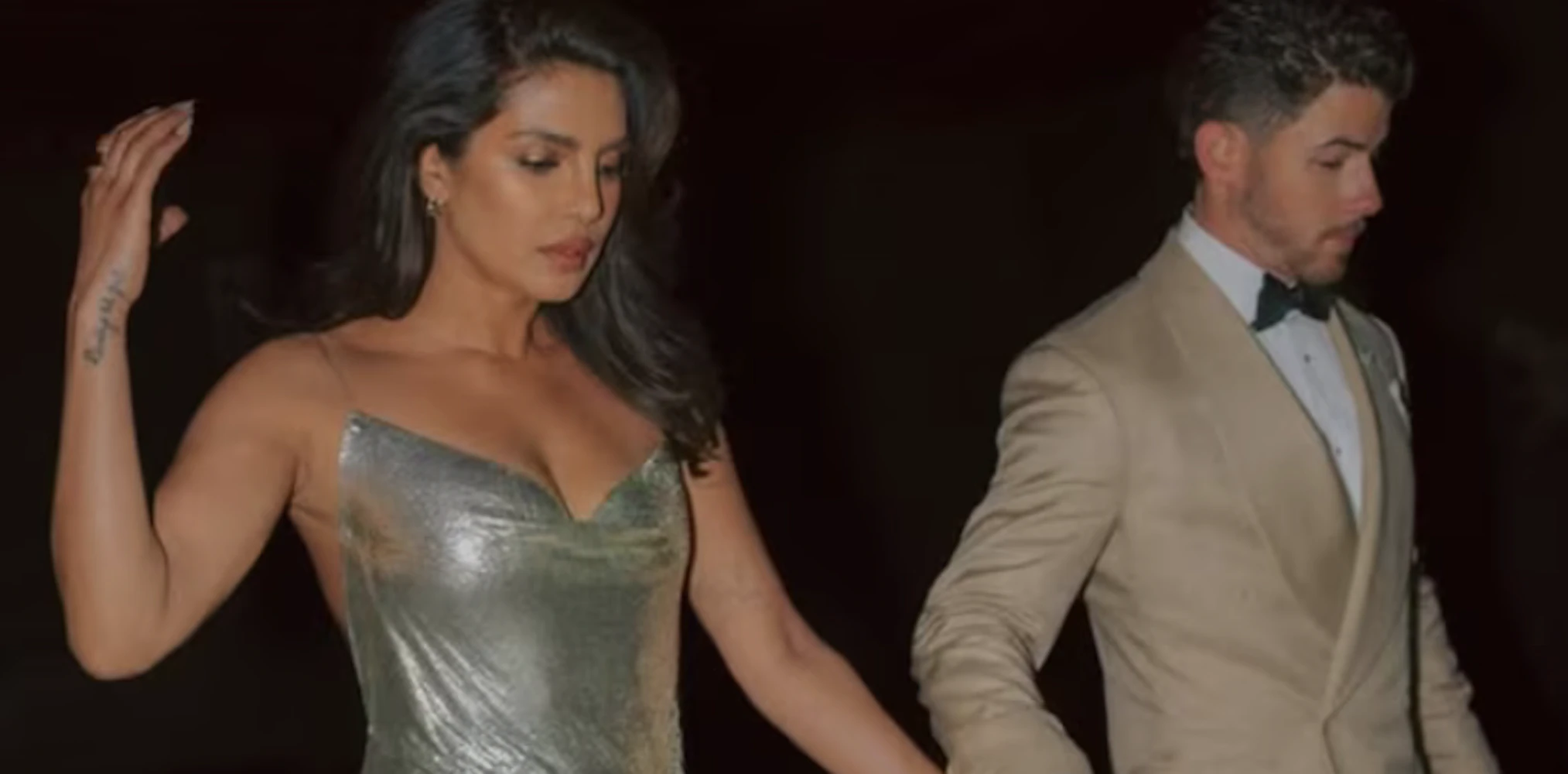 Priyanka, Nick Dazzle at Vanity Fair Party