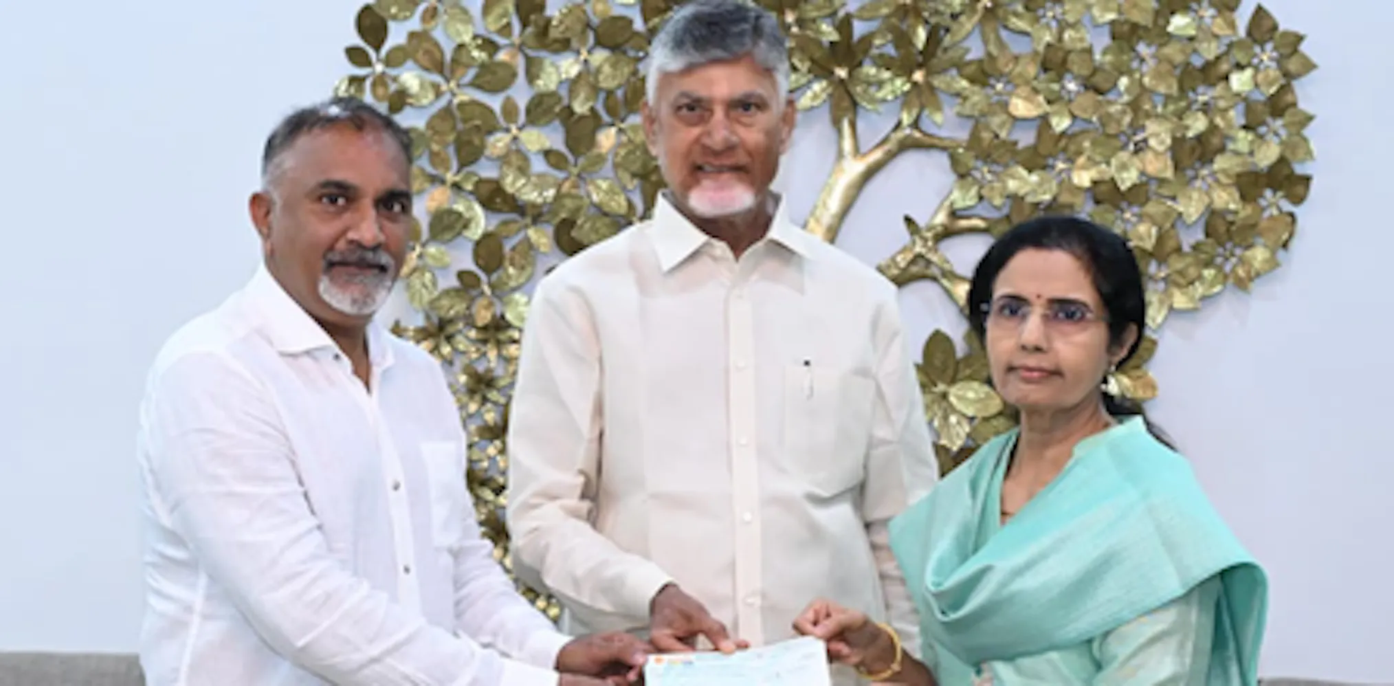 Bhuvaneswari Marks N. CBN’s B'day with Charity