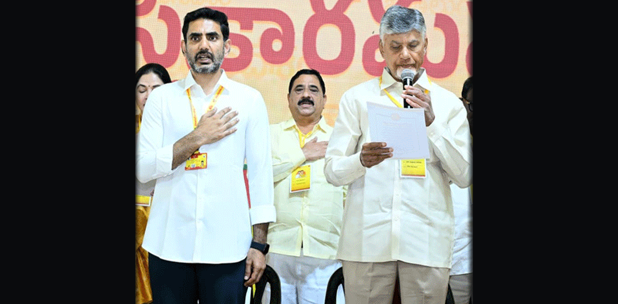 Lokesh takes oath as TDP’s NWP