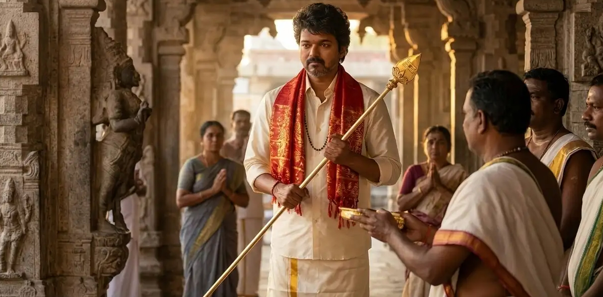 Vijay continues post-poll spiritual tour