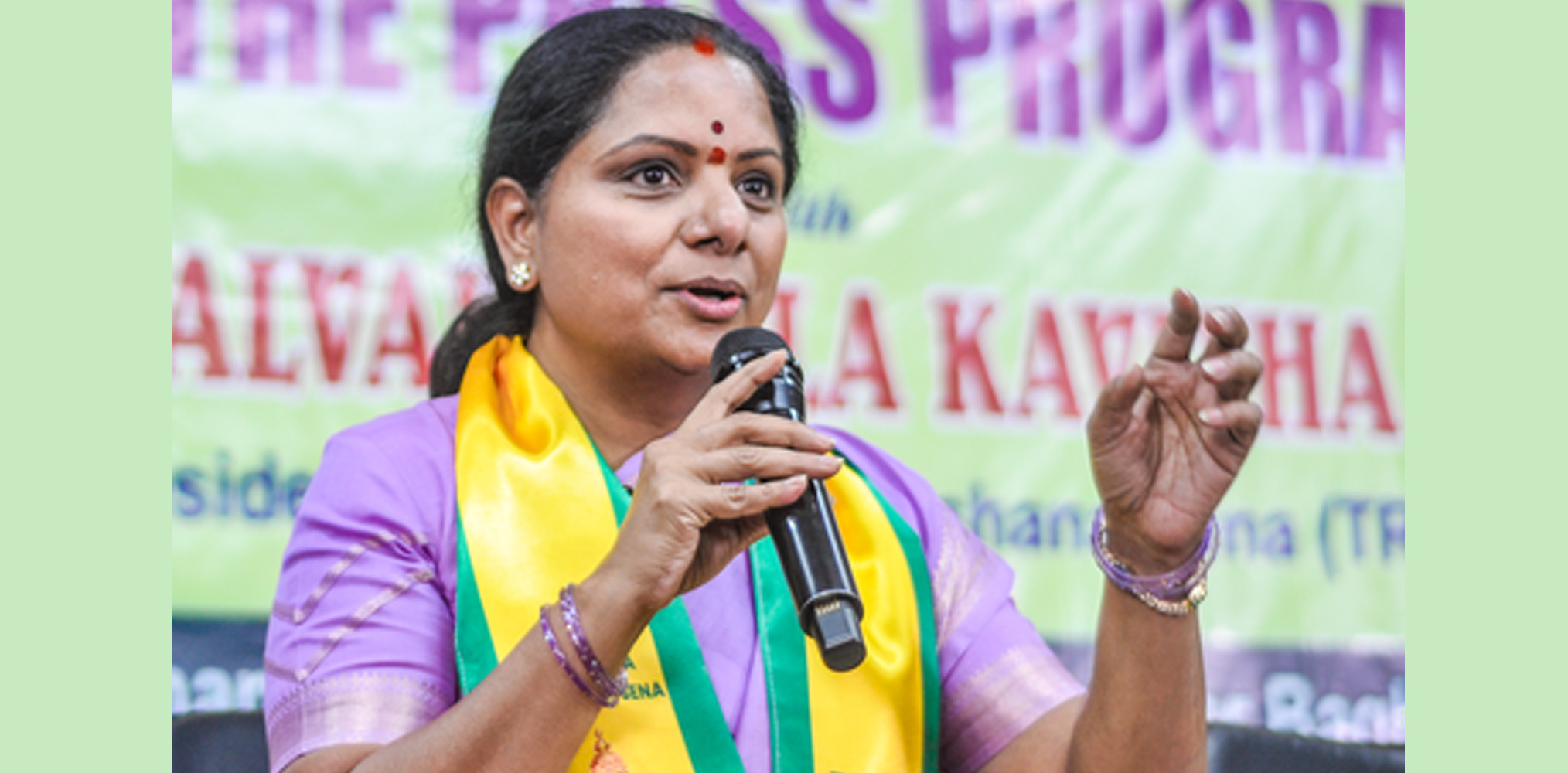 Kavitha Hints at Bigger Game