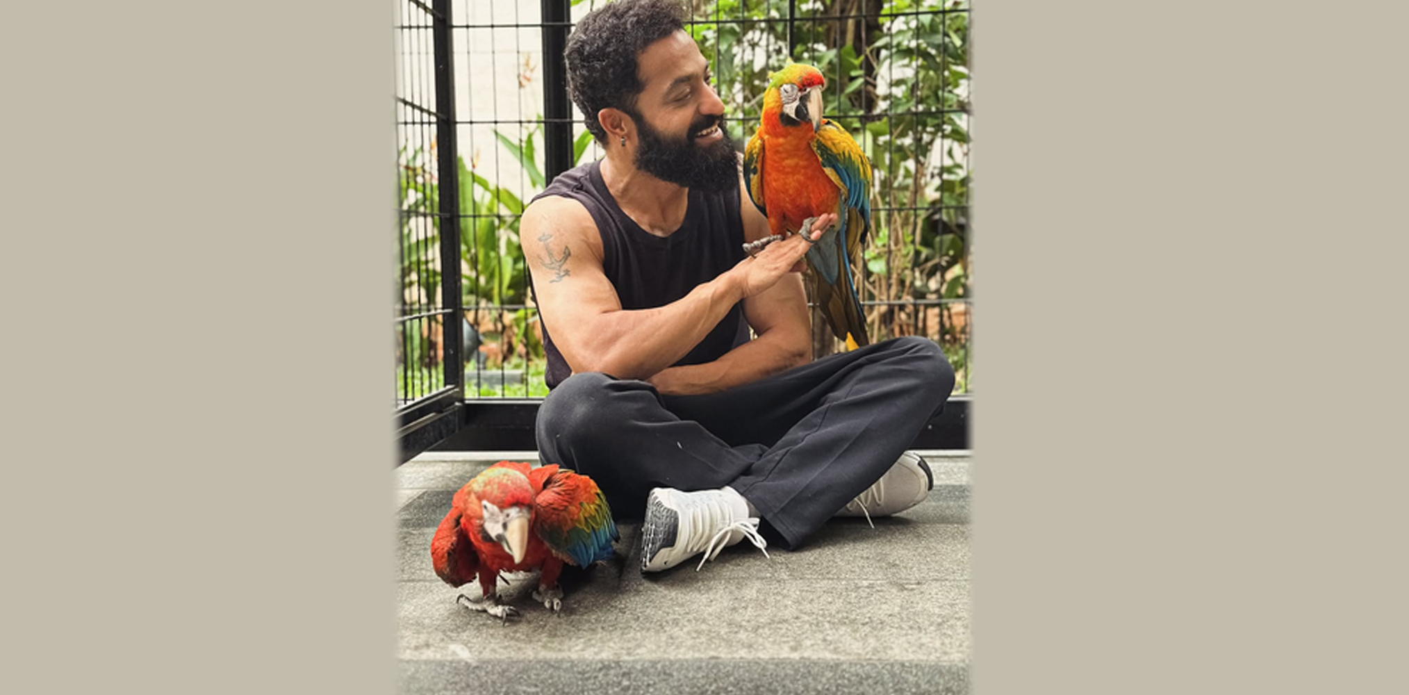 Jr NTR introduces his new buddies
