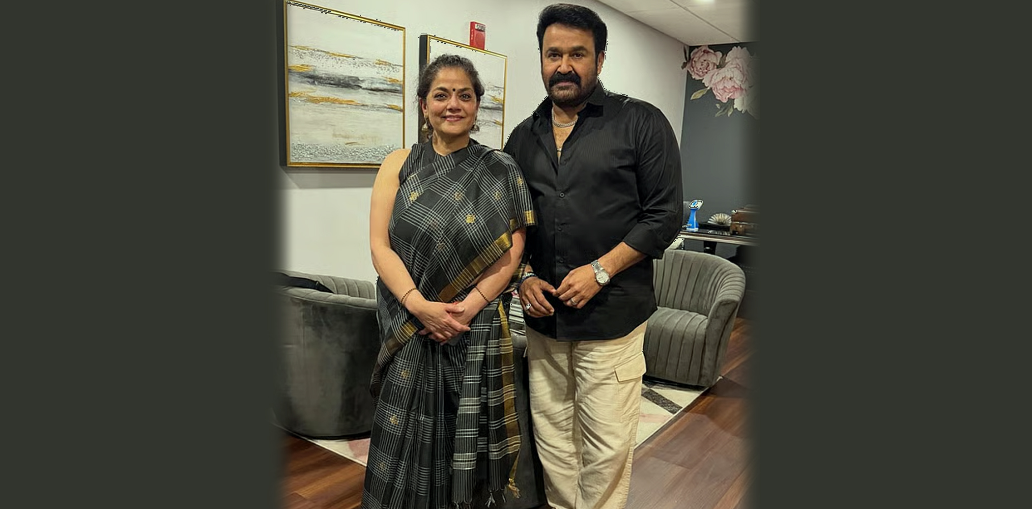 Mohanlal-Asha Reunion In US After 40 Years