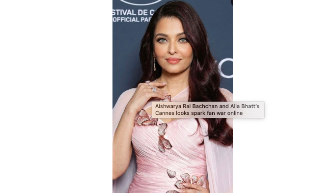 Aish and Alia’s Cannes Looks Set Insta on Fire
