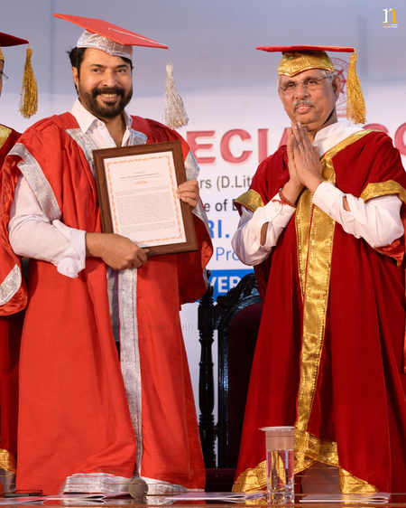MG University Confers D Litt on Mammootty