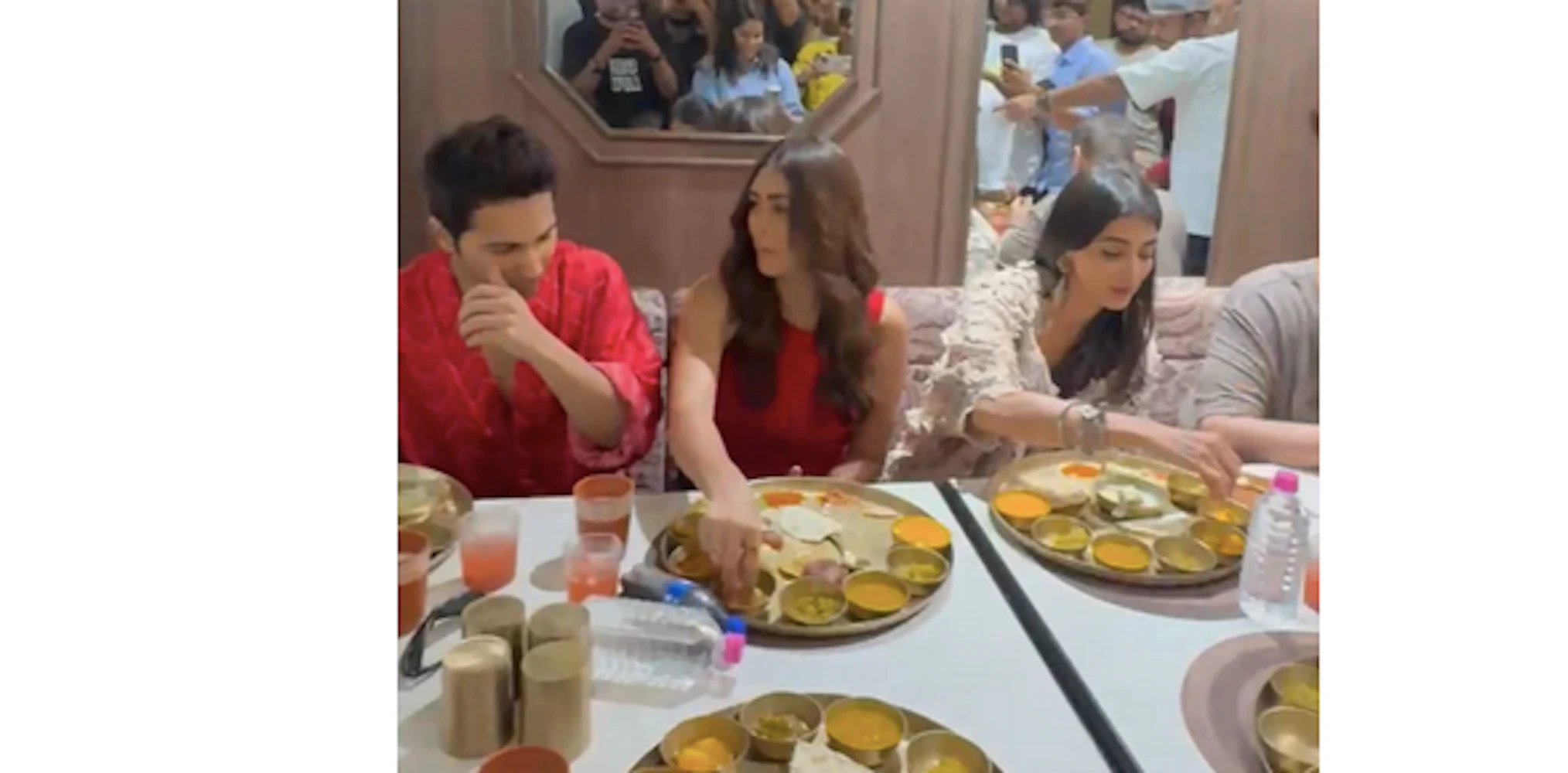 Varun, Mrunal and Pooja Relish Gujarat’s Thali