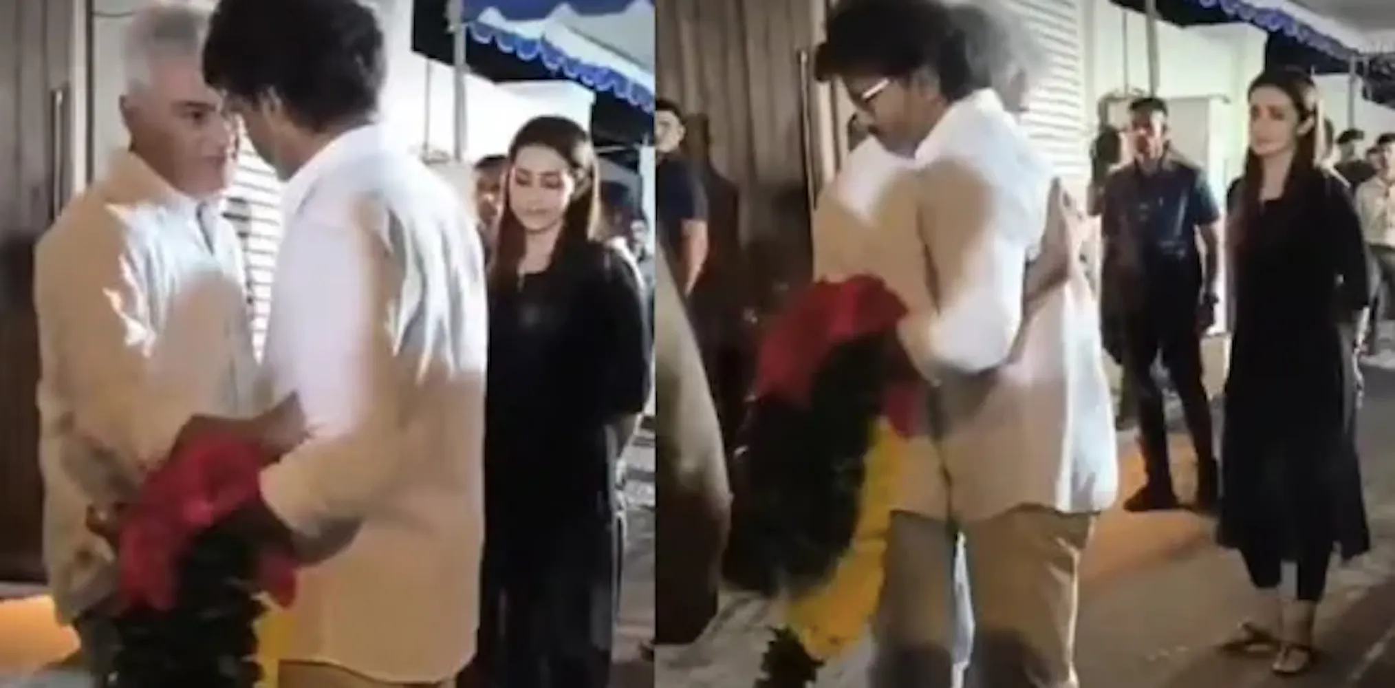 Vijay, Trisha Arrive Together at Ajith’s Home