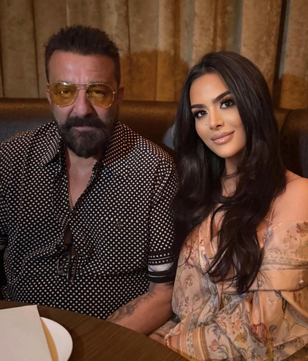 Sanjay Dutt surprises daughter Trishala in NY