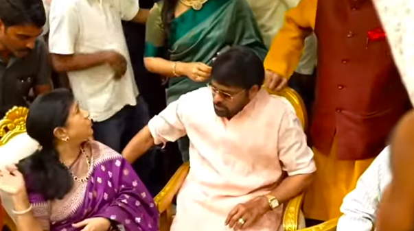 Chiru @ Bandla Ganesh Daughter Wedding
