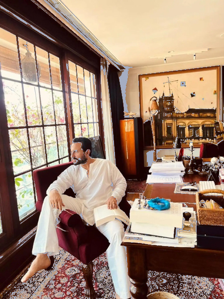 Saif tries to 'understand the window's pane'