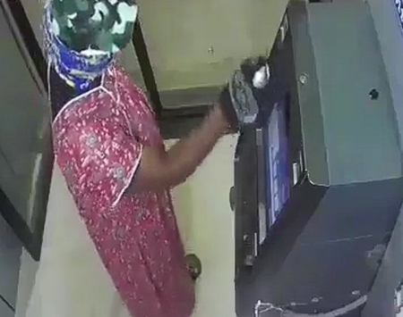 Telangana ATM Hit by Nightie Gang