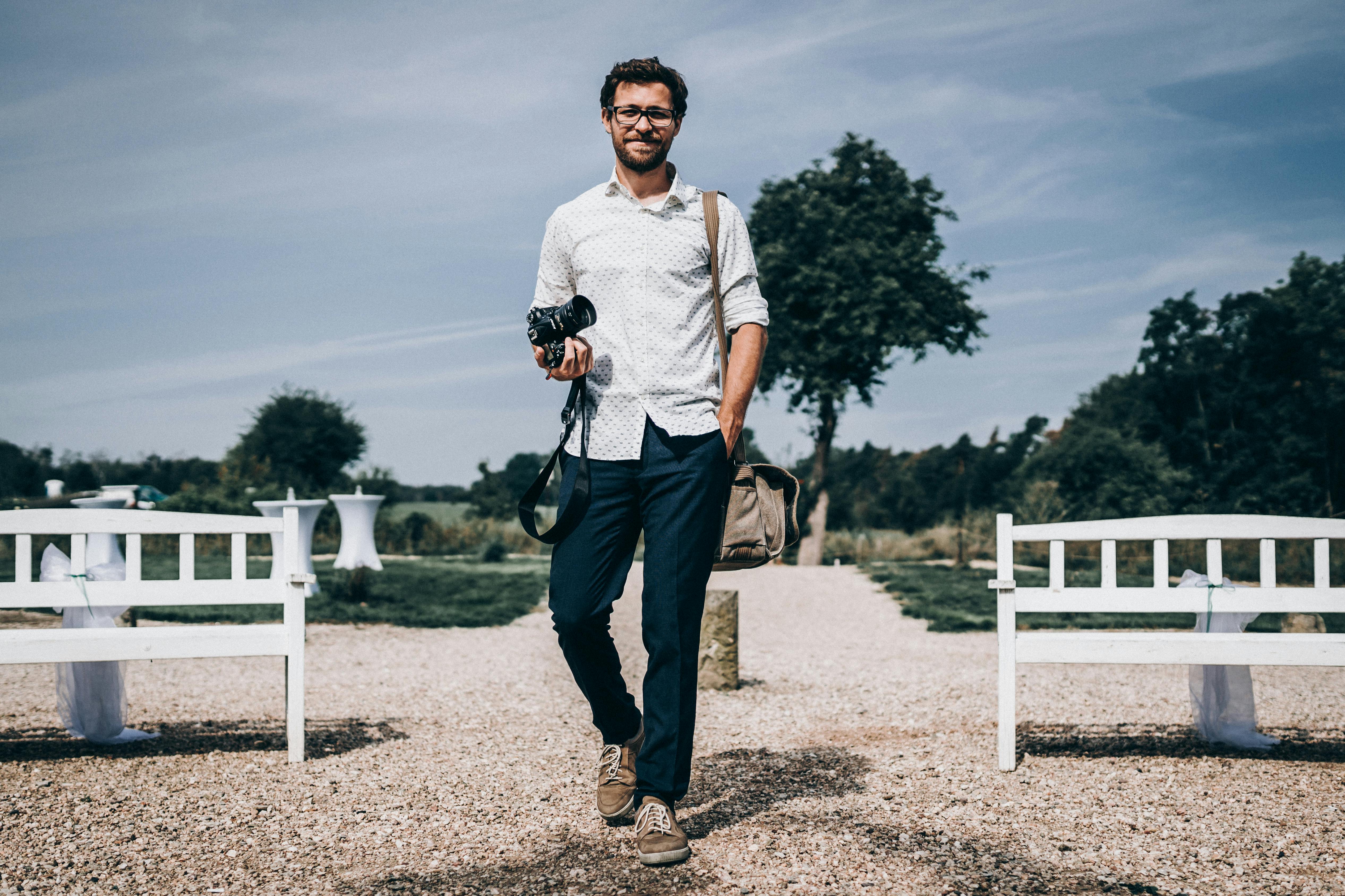 A portrait of a photographer David. A valuable team member of Prague Photographers.