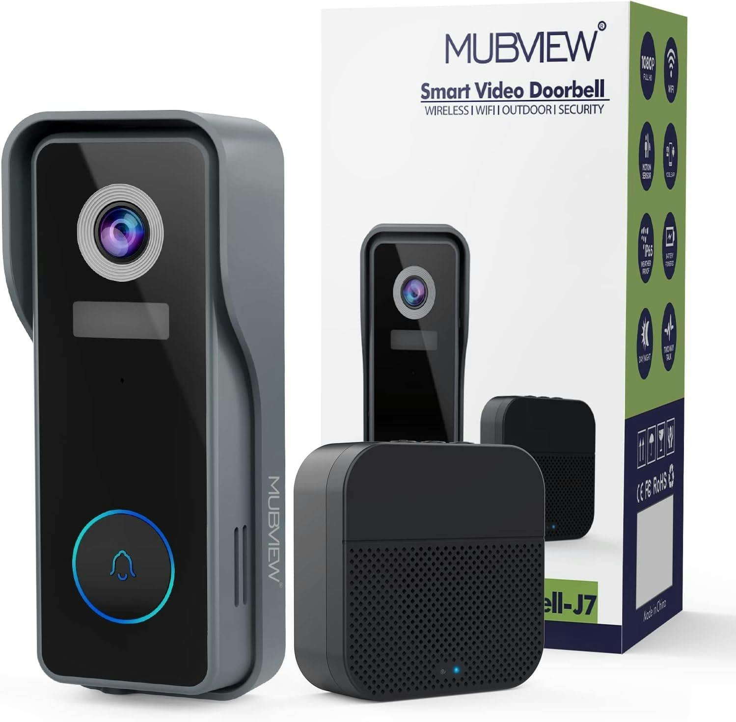 MUBVIEW Wireless Doorbell Camera