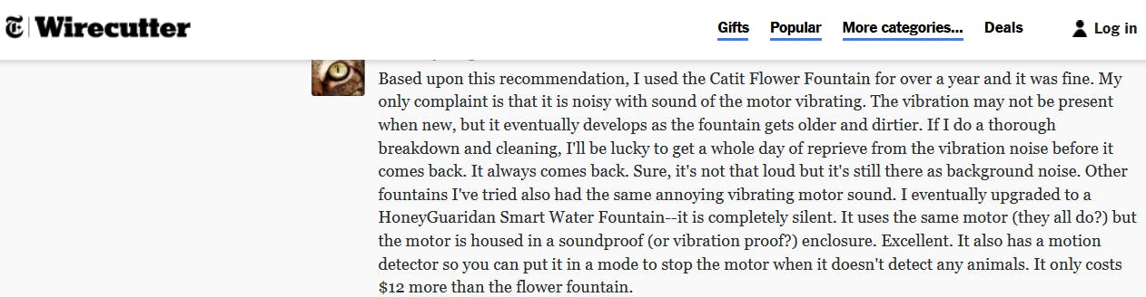 Wirecutter Review of Catit