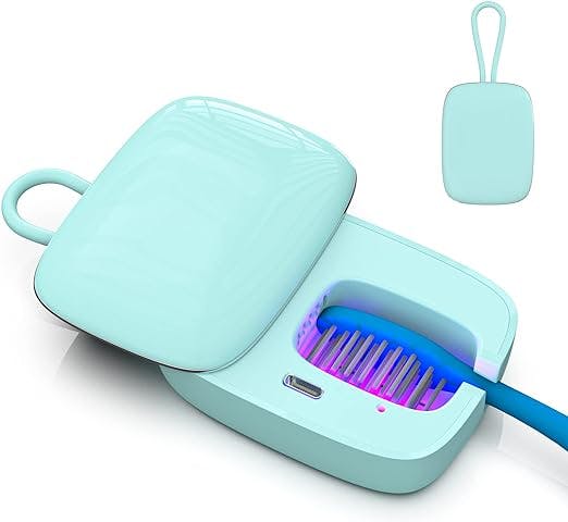 UV toothbrush holder