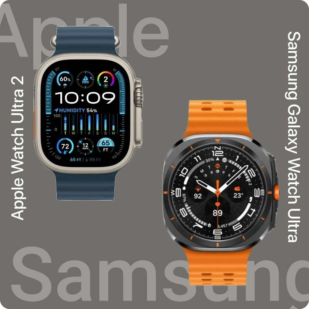 Samsung Galaxy Watch Ultra vs Apple Watch Ultra 2