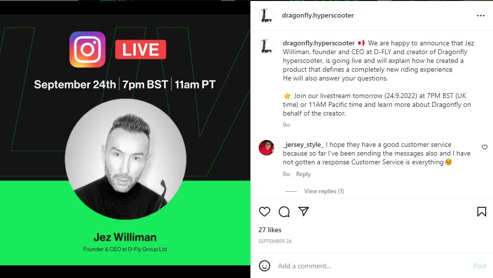 live stream event