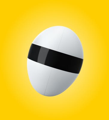 Blanc Egghead Mask