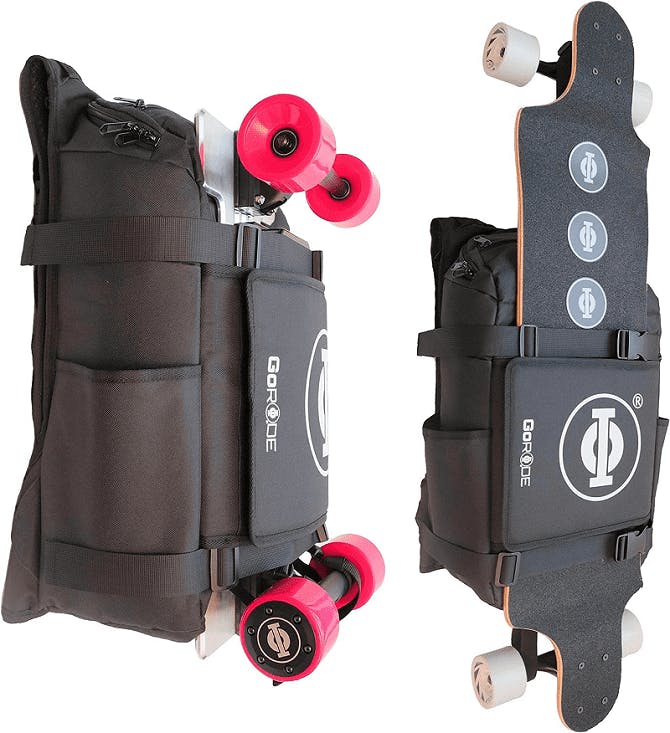 goride electric longboard skateboard backpack