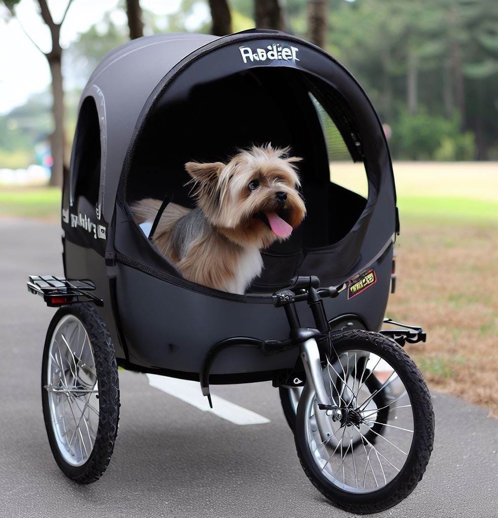 dog bike trailer