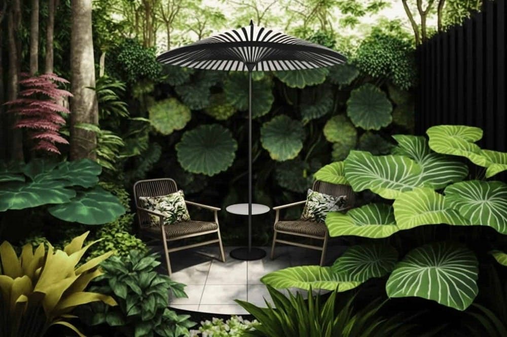 small tropical garden ideas