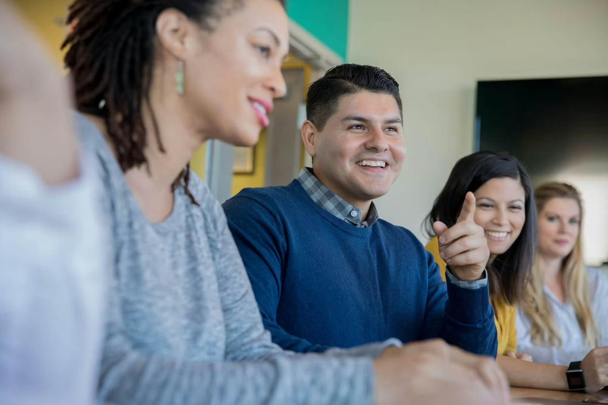 Students in an MBA program