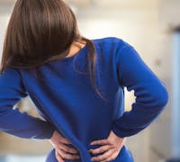 woman with low back pain