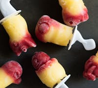 homemade popsicles charachter pops