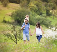 family walking together