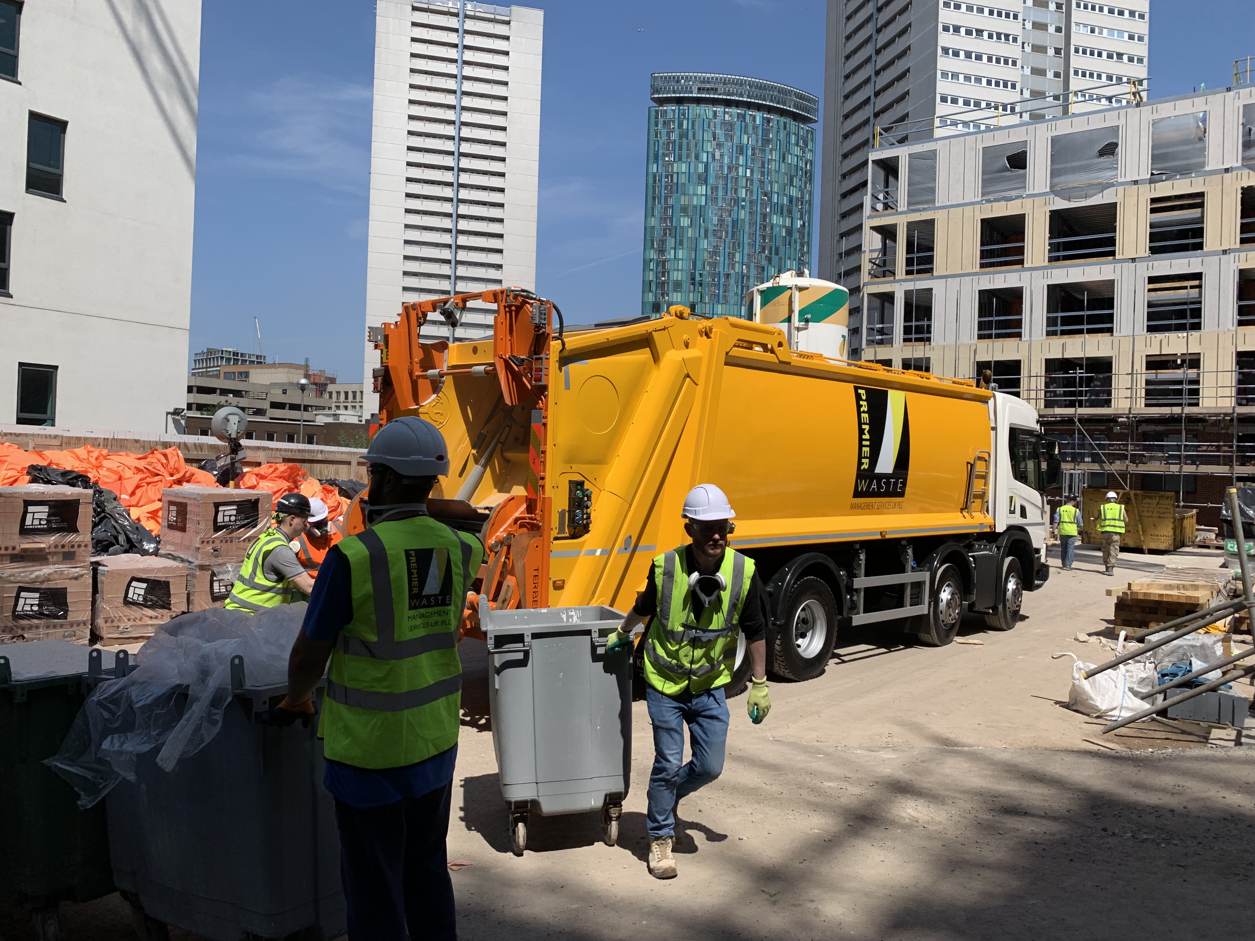 Wheelie bin collection service
