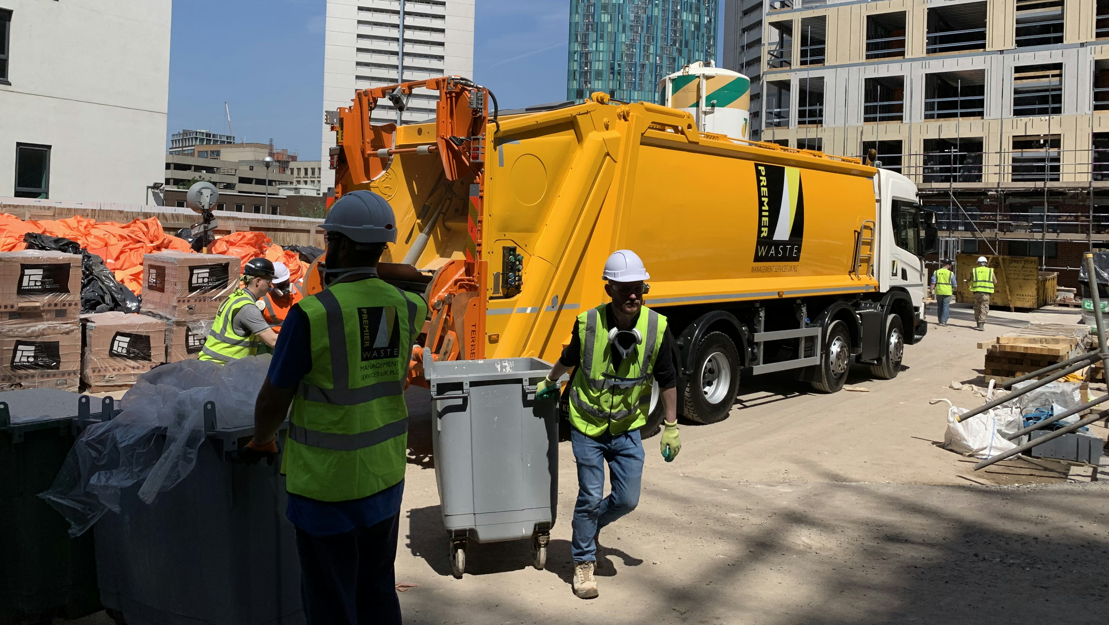 Wheelie bin collection service