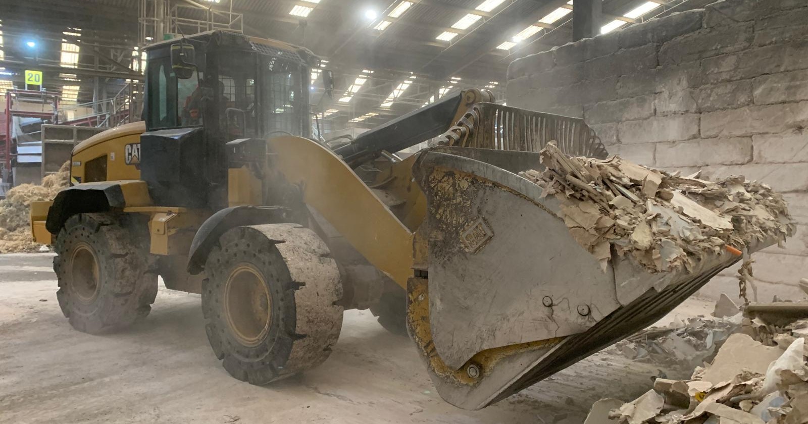 Plasterboard recycling