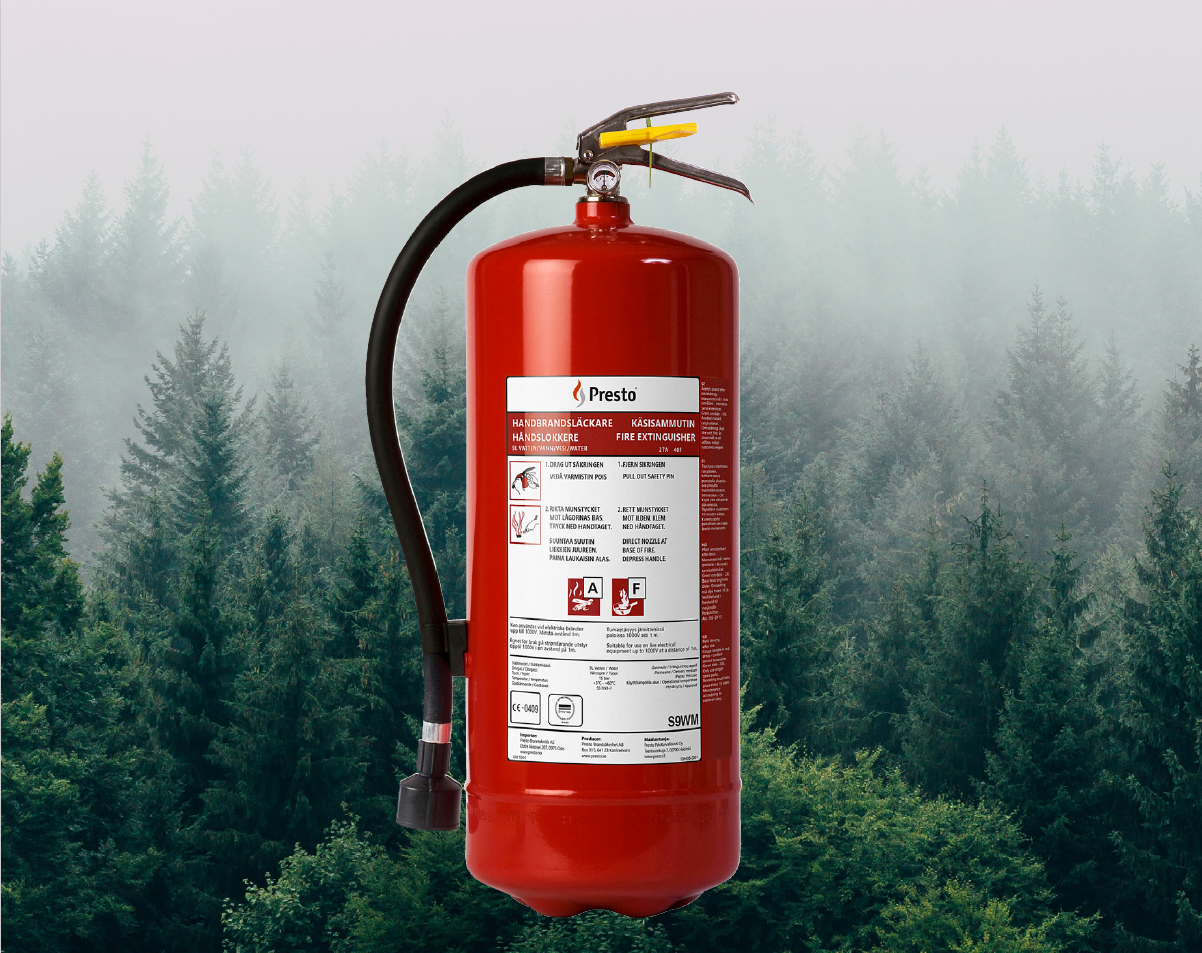 Vi faser ut PFAS fra våre brannslukkere