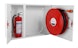Kombiskåp – brandpostskåp med plats för brandsläckare