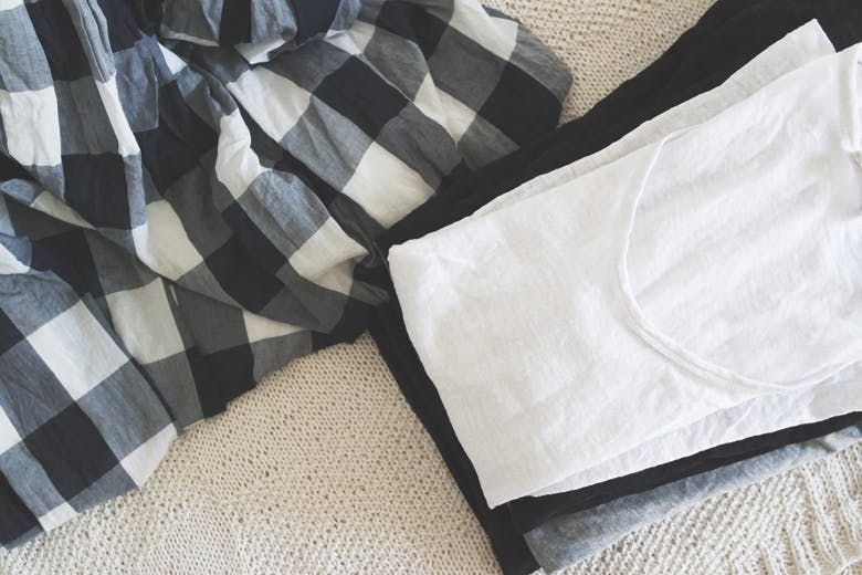 folded clothes