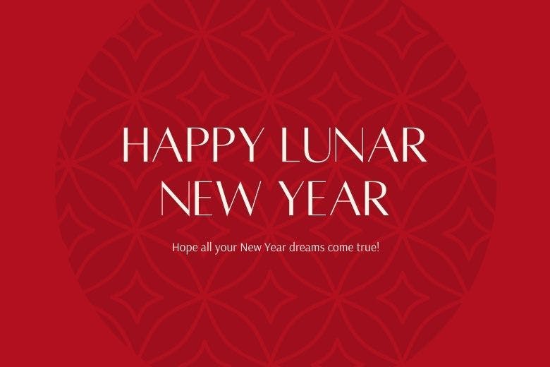 Wishing everyone a Happy Lunar New Year!