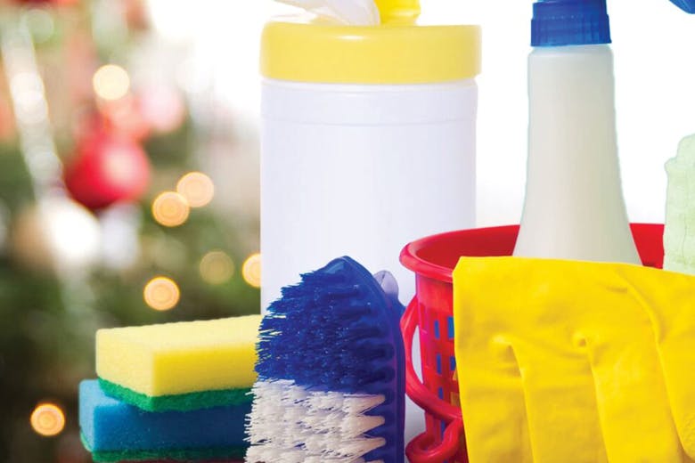 cleaning tools for the holidays image