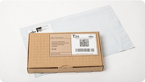 Preventx Sample Kit Box Packaging