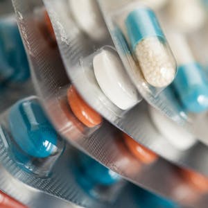 Variety of medication packages