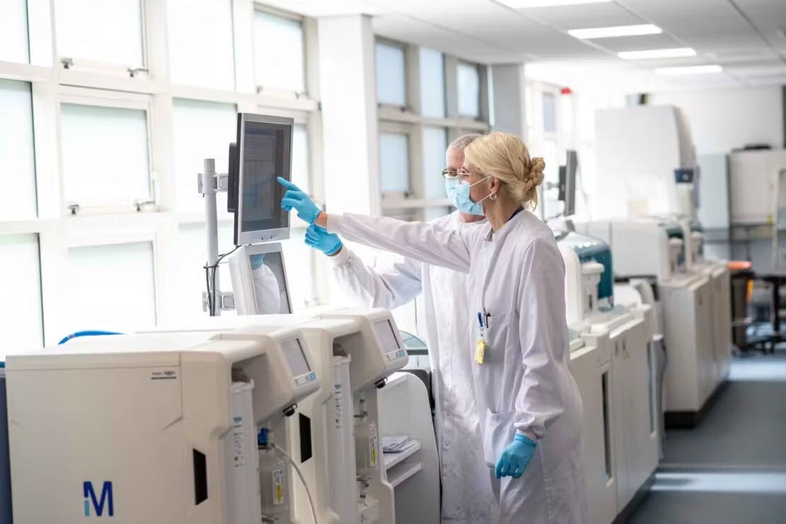 Checking tested samples