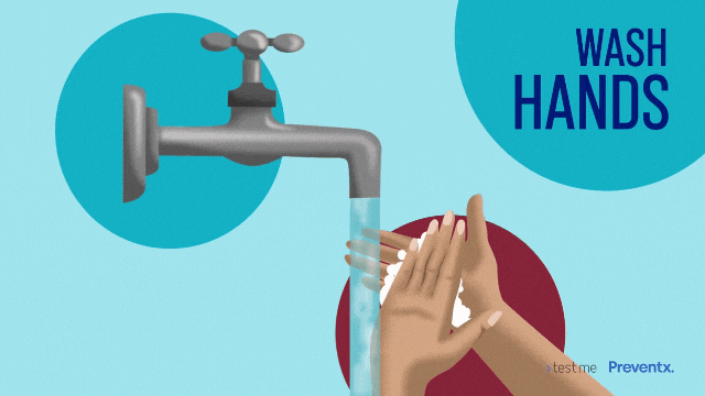 Image showing hands being washed