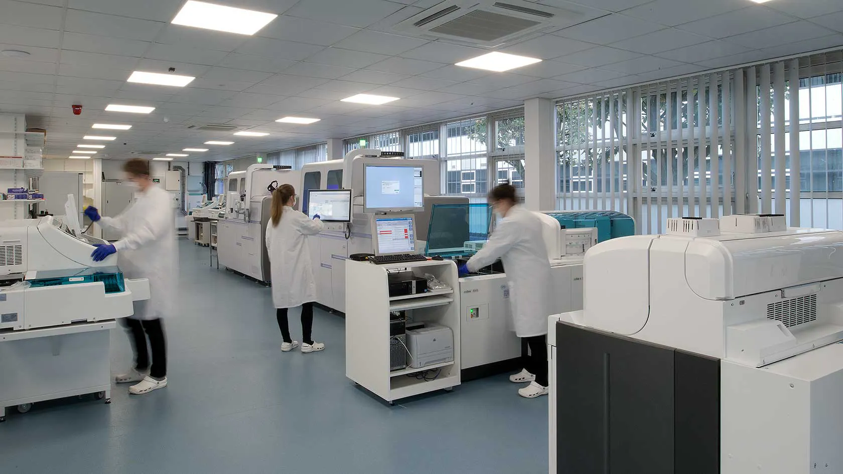 Image showing the laboratory testing area