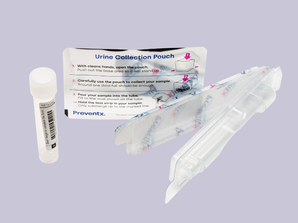 Image showing a urine collection kit