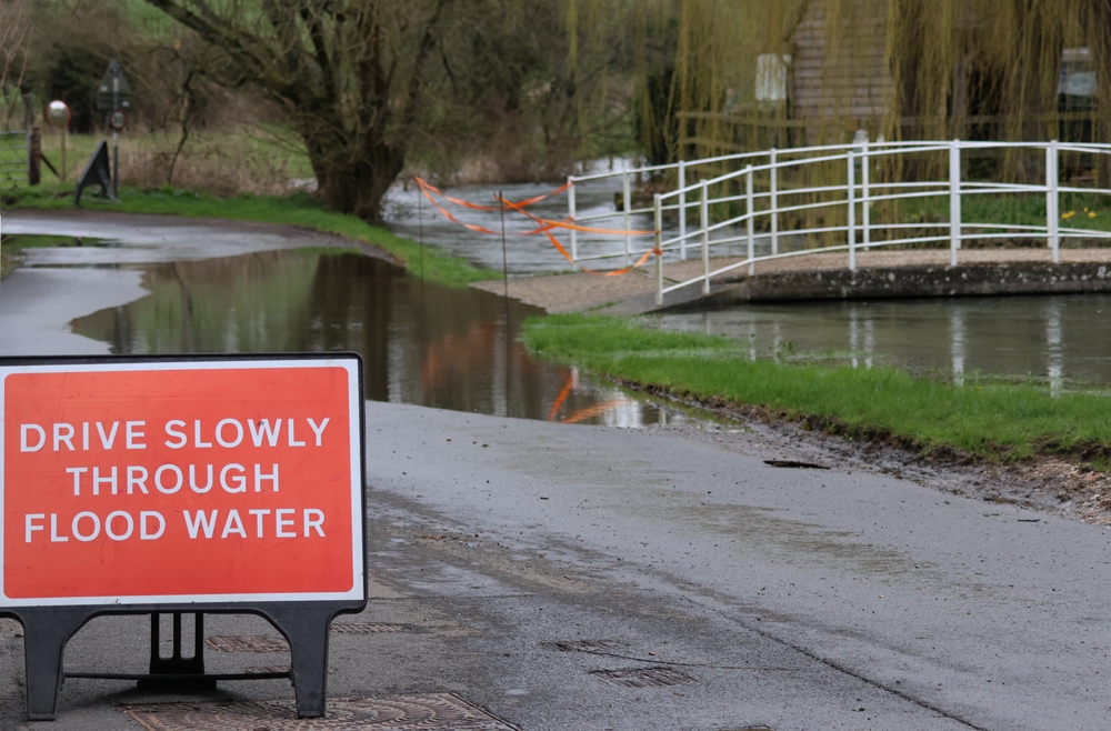 Flooding example in regional area