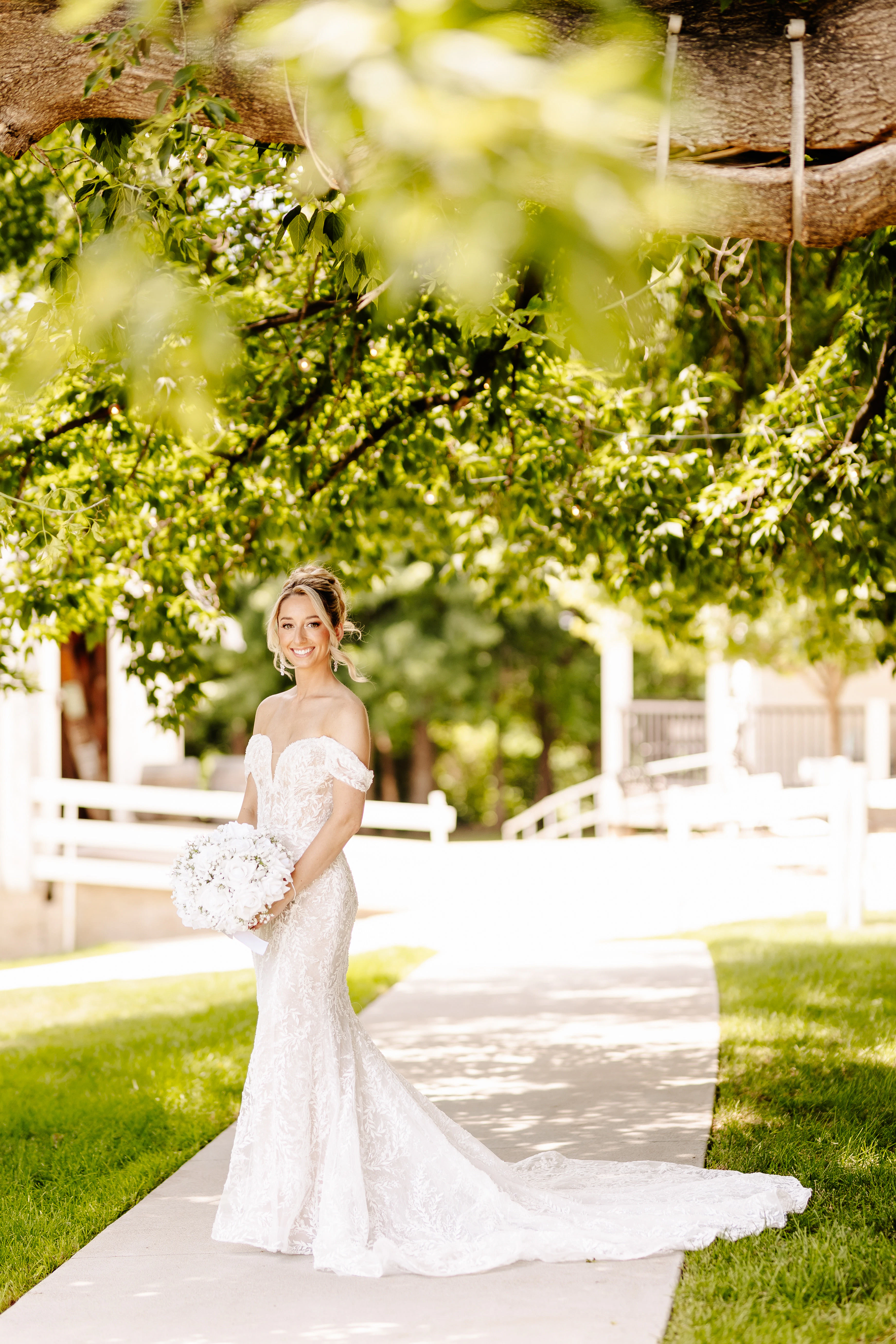 Bridal portrait at Legacy Hill Farm
