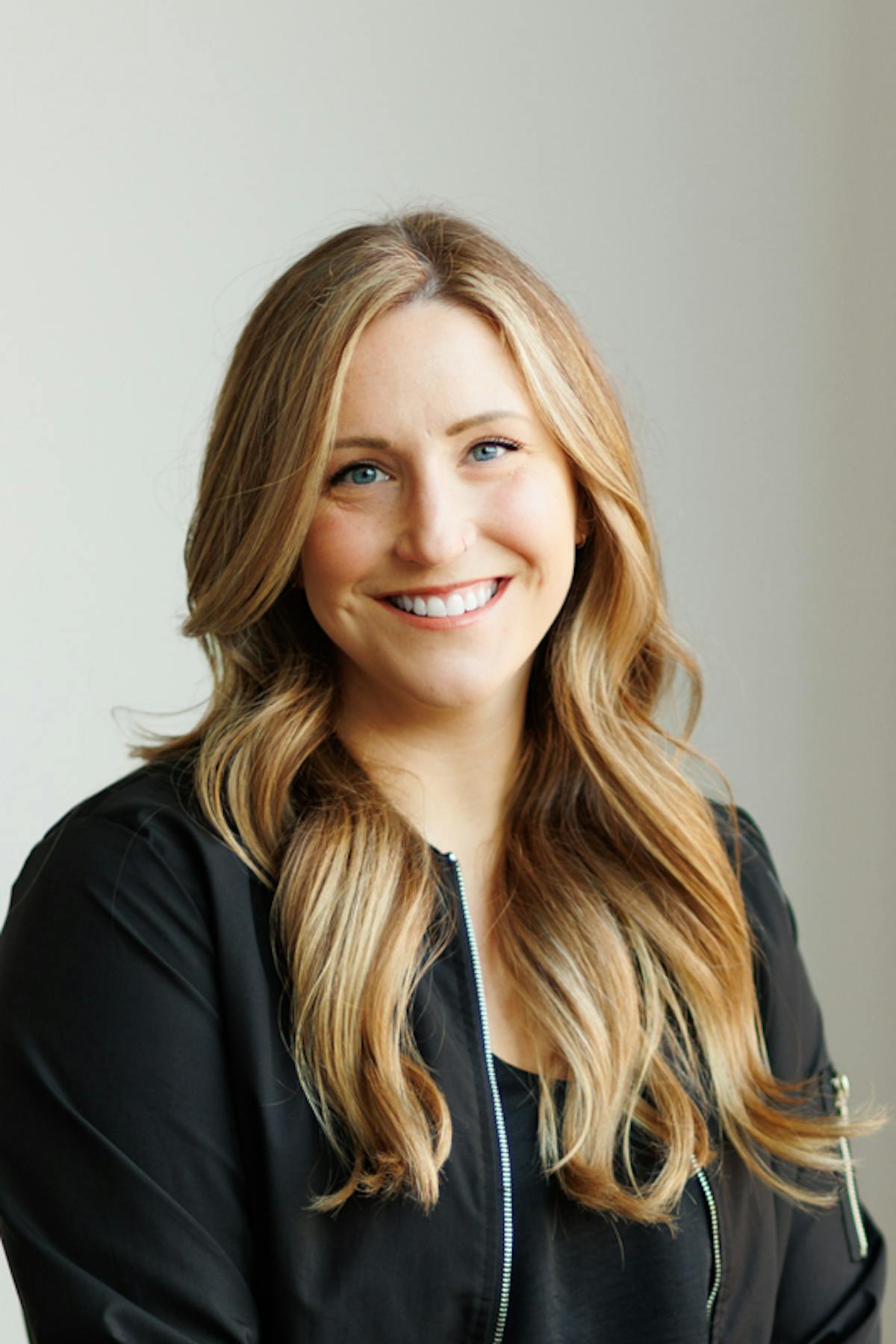 woman smiling at camera